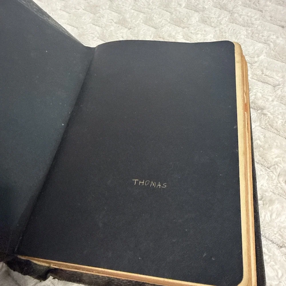 Vintage Antique KJV Holy Bible Concordance 1913 Soft Weathered Indexes Book